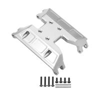 RC Modification Parts For Axial For Capra For UTB 1/18 Aluminum For Chassis Transmission Skid Plate Mount Gearbox RC Crawler Upgrade Parts(Silver)