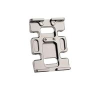 RC Modification Parts For Axial For SCX10 1/10 1pc Metal Aluminum Alloy For Chassis Gearbox Mount Transmission Holder Skid Plate RC Crawler Upgrade Parts(Gray)