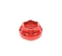 RC Modification Parts For Axial For SCX10 For Capra For Redcat Gen8 VS4-10 1/10 2PCS CNC Aluminum 12mm Wheel Hex Hub 1.9 2.2 Wheels Rim RC Crawler Car Parts(Red,9mm)