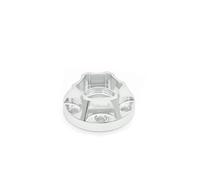 RC Modification Parts For Axial For SCX10 For Capra For Redcat Gen8 VS4-10 1.9 2.2 Wheels Rim 1/10 2PCS CNC Aluminum 12mm Wheel Hex Hub RC Crawler Car(Silver,9mm)