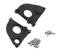 RC Modification Parts For Axial For SCX24 AXI90081 1/24 CNC Aluminum Alloy Center Transmission Gearbox Case Cover Protector RC Crawlers Upgrade Parts(Black)