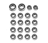 RC Modification Parts For Axial For SCX24 For Gladiator For JLU For Bronco C10 1/24 20pcs Sealed Bearing Kit RC Crawler Car Upgrade Parts Accessories
