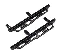 RC Modification Parts For Axial SCX6 1/6 For JLU 4WD For Wrangler CNC Aluminum Side Step Board For Rock Sliders Rails Pedal RC Crawler Car Upgrade Parts(Black)