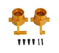 RC Modification Parts For Huangbo ZP1001 ZP1002 ZP1003 ZP1004 ZP1006 ZP1007 ZP1008 ZP1009 ZP1010 1/10 Metal Steering Cup RC Car Upgrade Parts Accessories(Yellow)