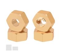 RC Modification Parts For Losi 1/24 Micro-B 2WD LOS00007 4pcs Brass Wheel Hex Hub Adapter 3mm Hexes With Pins Rc Model Car For Buggy Upgrade Part