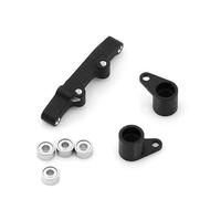 RC Modification Parts For Losi 1/24 Micro-B LOS-1761 7075 Aluminum Alloy Steering Rack Steering Assembly For Buggy Upgrade Parts Accessories(Black)