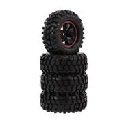 RC Modification Parts For Tamiya CC01 D90 701A 1/10 4PCS 1.9Inch Tires 96MM Rubber Tyre Wheel Rim Hex 12MM RC Off Road Climb For Rock Crawler Car