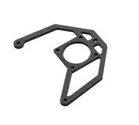 RC Modification Parts For Tamiya For BBX BB01 BB-01 1/10 Carbon Fiber Cooling Fan Mount Holder RC Car Upgrades Parts Accessories