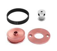 RC Modification Parts For Tamiya For TT-02 1/10 Low Noise Belt Drive 16T 40T Transmission Gears System RC Car DIY Modify Upgrade Parts(Pink)
