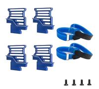 RC Modification Parts For Traxxas 1/6 For XRT 8S Metal Tall Battery Holder Mount Hold Down With Battery Strap RC Car Upgrade Parts Modified Accessories(Blue)