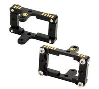 RC Modification Parts For TRX4M 1/18 1PCS 13g Brass Black Servo Mount RC Crawler Car Metal Upgrade Parts Accessories Replacement