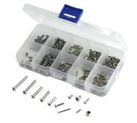RC Modification Parts For TRX4M 1/18 M1.6 M2 M2.5 Grade 12.9 Stainless Steel Hex Screws Nuts Hardware Kit RC Crawler Upgrade Parts