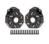 RC Modification Parts For TRX6 For TRX4 1/10 Machined Black Brass Weight Portal Axle Drive Housing Steering Caster Blocks RC Crawler For LCG Upgrade(Portal Housing Outer)