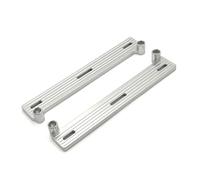 RC Modification Parts For WPL C64 C64-1 1/16 Metal For Rock Sliders Side Pedal Decoration RC Car Replacement Upgrade Parts Accessories(Silver)