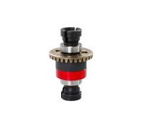 RC Modifications Models For Arrma For Granite For Grom For Typhon 1/18 1/14 Metal Differential Spare Parts RC Front Rear For Universal Accessory(Red)