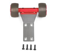 RC Modifications Models For Arrma For Grom HD Bearing Skid Plate Wheelie Bar GRM133H RC Car Model Accessory Assemble Replace Upgrade Parts Modified(Red)