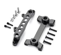 RC Modifications Models for Axial for SCX10 III Early for Bronco for Wrangler for Gladiator Base Camp 1/10 RC Car Metal Front Rear Body Shell Fixing Bracket(Front and Rear)
