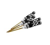 RC Modifications Models For DJI Elf FPV For Racing 4pcs Slotted Screwdriver Cross Tip Driver Set 3/4 Multi Axis Drone Hand Tools Accessory(Black)