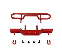 RC Modifications Models For FMS 124 FCX24M For Camel Trophy D90 D110 For Discovery The First Generation Metal Upgrade Remote Control Car Front Bumper(Red)