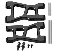 RC Modifications Models For LaTrax For Teton 1/18 Aluminum Alloy Front Rear Suspension Arms For Swing RC Truck Car Upgrade Parts Modified Replacement(Black)