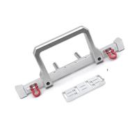 RC Modifications Models For MN MN999 For Wrangler For TRX4 For SCX10 90046 90047 1/10 Front Bumper Can Be Installed Winch Model RC Metal Modification Parts(Silver)