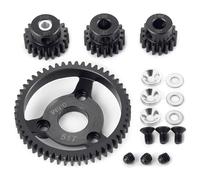RC Modifications Models For Slash 2WD For Rustler For Stampede 1/10 Steel Spur Gear Transmission Gears Upgrade Parts Model Accessory Assemble(32P 51T)