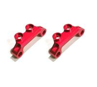 RC Modifications Models For Tamiya For TT-02 Aluminum Front Rear Upper Arm Bulk Blue RC Car Model Accessory Assemble Replace Modified Replacement(Red)