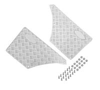 RC Modifications Models For TRX-4 For Defender 1/10 2PCS Metal Tail Skid Plate Protector RC Crawler Car Upgrade Parts Modified Crawlers Replacement