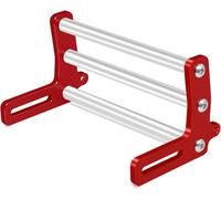 RC Modifications Models For TRX4 For SCX10 1/10 Aluminum Alloy Front Bumper Push Bar Bull Bars Crawler Cars Upgrade Parts RC Model Accessory(Red)