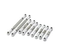 RC Modifications Models For WLtoys 12427 12429 12428 12423 FY01 FY02 FY03 Metal Adjustable Linkage RC Car Parts Upgrade Modified Replacement Replace(Silver)