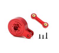 RC Modifications Parts For Arrma 1/10 3S 4S Big For Rock For Granite For Kraton For Outcast For Senton 1/8 For Mojave For Typhon For Vendetta RC Car Servo Saver With Fixed Link(Red,25T)