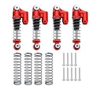 RC Modifications Parts For Axial For SCX24 1/24 31mm Oil Shock Absorber Damper Set RC Crawler Car Truck Upgrade Parts Accessories Replacement DIY Parts(Red)