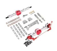RC Modifications Parts For MN 1/12 For MN82 LC79 For MN78 Metal Front And Rear Assembly Kit RC Car Upgrade Parts Modified Accessories Replacement DIY Parts(SilverandSilver)
