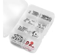 RC Modifications Spare Compatible With Arrma For Granite For Grom For Typhon 1/18 For Mojave 1/14 RC Car Upgrade Parts Metal Screws Fastener Kit Repair Tools
