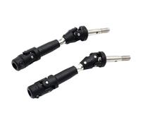 RC Modifications Spare Compatible With Feiyue FY03 1/12 RC Car Upgrade Parts Accessories Metal 2pcs Black Axle Transmission Drive Shaft