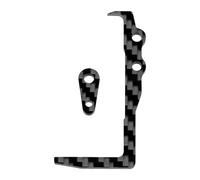 RC Modifications Spare Compatible With Sakura Cero Ultra 1/10 RC Car Upgrade Parts Replacement Accessories Carbon Fiber Pattern Battery Holder Mount