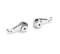 RC Modifications Spare Compatible With Tamiya CW01 Lunch Box 1/10 RC Car Upgrade Parts Accessories Aluminum Alloy Steering Arm With Shaft(Silver)