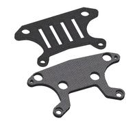 RC Modifications Spare Compatible With Tamiya For GF02 Squash Van 1/10 4WD Off-Road RC Car Upgrade Parts 2pcs Carbon Fiber Pattern Front Rear Shocks Tower