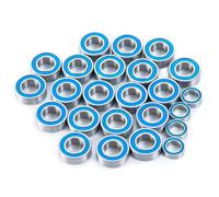 RC Modifications Spare Compatible With Tamiya For Super Clodbuster Bullhead 1/10 RC Car Truck Upgrade Parts Metal Wheel Hubs Bearing Kit 24Pcs