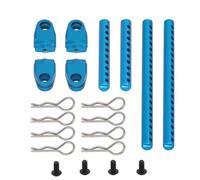 RC Modifications Spare Compatible With Tamiya For TT02 RC Car Upgrade Parts Metal Assembled Body Post Mounts Car Shell With R Clips Fixing Column Part Model