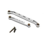 RC Modifications Spare For FMS For Fire For Horse For Eazyrc 1/18 For Thunder Storm RC Remote Control Car Accessories Steering Rod Upgrade Accessories(Silver)