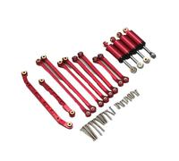 RC Modifications Spare For Fms For Fire For Horse For Eazyrc For Thunder 1/18 Car Metal Upgrade Accessories Shock Absorber Trolley Set Storm RC Remote Control(Red)