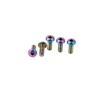RC Modifications Spare For M3x8mm 1/8 Customized Button Head Rainbow Oil Slick Titanium Screws RC Car Accessories Hardware