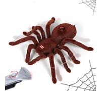 RC Moving Tarantula Spider - Kids Wireless Remote Control Toy, Great for Pranks and Halloween Decorations, Realistic Scurrying Movement, Glowing LED Eyes