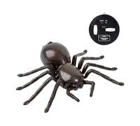 RC Moving Tarantula Spider - RC Crawling Spider Toy, Movement, Illuminated LED Eyes, Fun Gag | Engaging Spooky Accessory For Children With Prank Party Thrill, Realistic Creepy Play