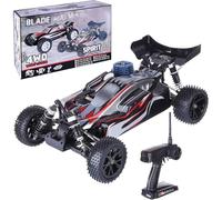 RC Off-Road Vehicle 4WD Hobby 2.4G Remote Control Cars 1:10 Scale High-Speed Nitro Truck with Force.18 Nitro Engine, Racing Car for Adult-RTR