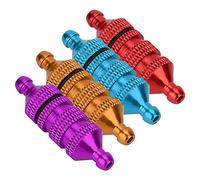 RC Oil Fuel Filter, Aluminium Alloy Oil Nitro Fuel Filter RC Model Car Spare Parts Fuel Filter for RC 1:8 / 1:10 Model Car (Blue) Car Model Accessory Model Toy