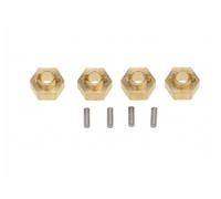 RC Overhaul Wheel Hex Adapter 4 Piece Brass Set for Axial SCX24 G-RCO-AX007