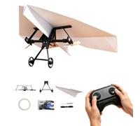 Rc Paper Airplane DIY Kit, DIY Electric RC Glider With Gyro Stabilizer