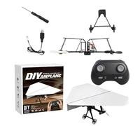 RC Paper Airplane Kit, Remote Control Airplane Kit, DIY Flying Toy